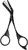 Staniless Steel Eyebrow Scissors with Comb,Eyebrow Trimmer Scissor,Eyebrow Scissors for Men Women Black