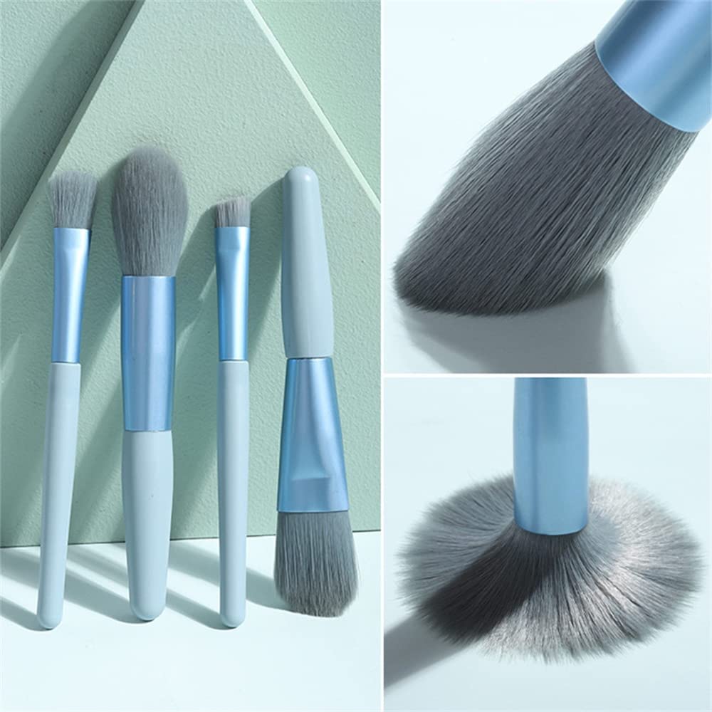 DD Retails Portable Eyes Makeup Brush Set || Synthetic Bristle Foundation Brush For Women || Face and Eyeshadow Makeup Brush Kit (Pack Of 8) 2