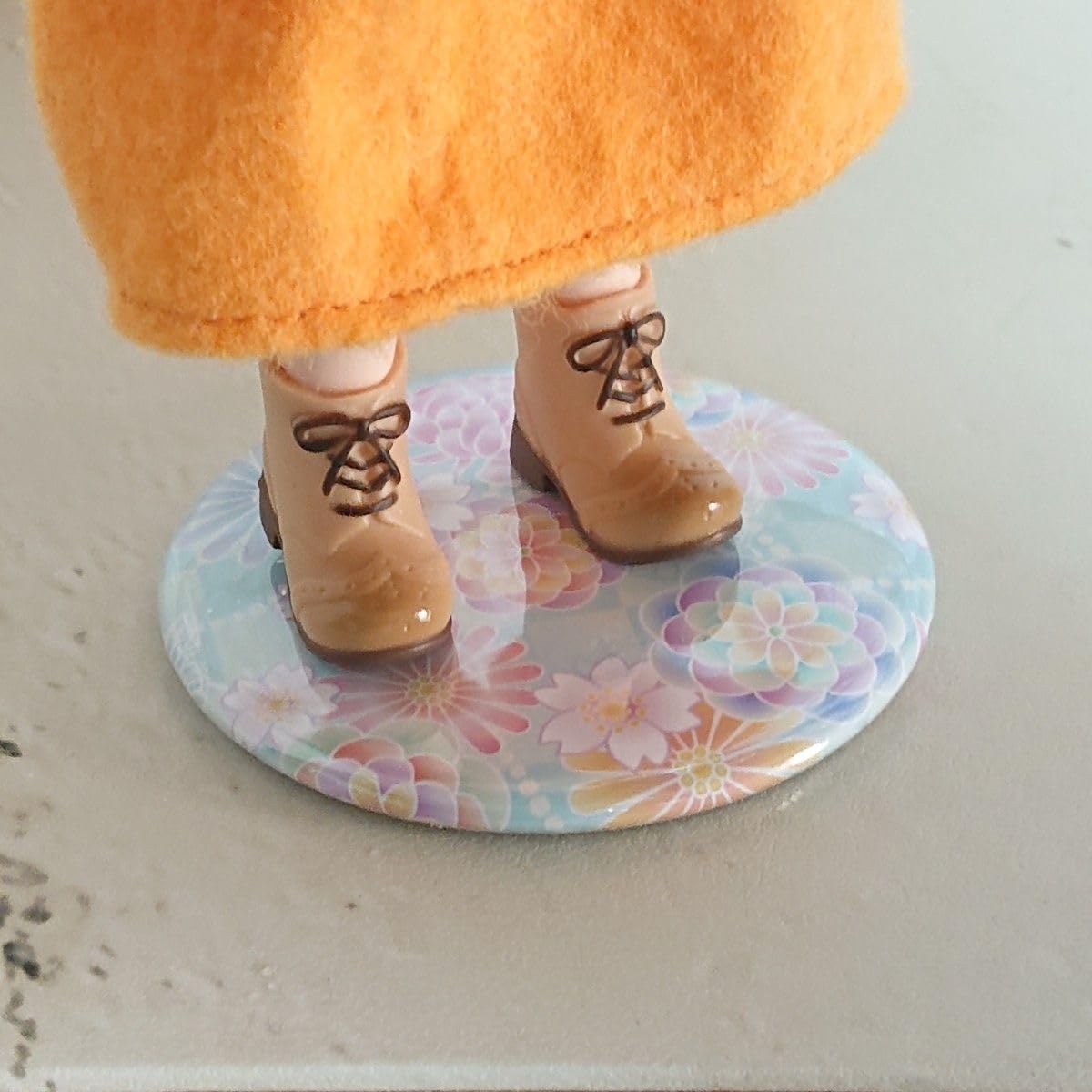 Amazon.co.jp: ドール ぬいぐるみ用マグネットスタンド 和柄-水色