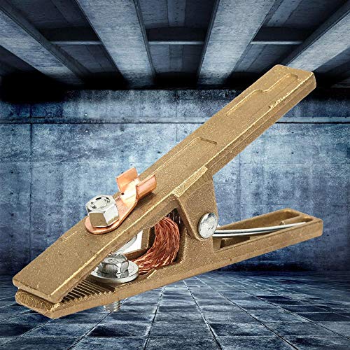 Welding Ground Clamp, Brass Material A Shape 260/300/500A Ground Welding Earth Clamp for Welding Machine C Earth Clamp(300A) - Image 3