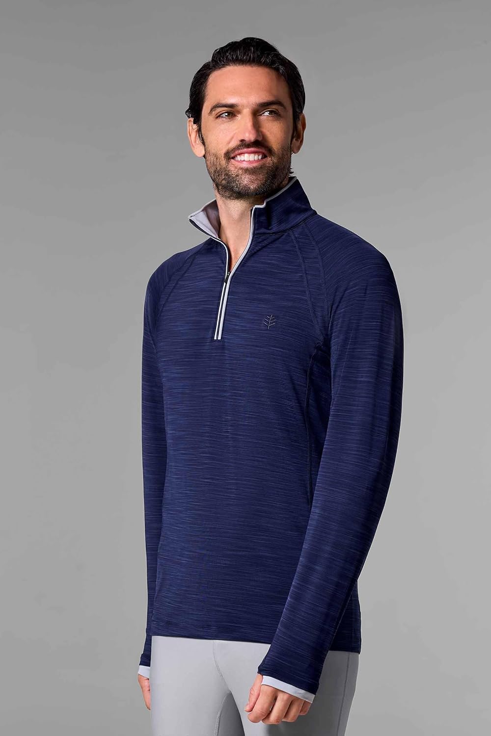 Men's Half-Zip Rash Guard - UPF 50+ Sun Protection - Ultimate