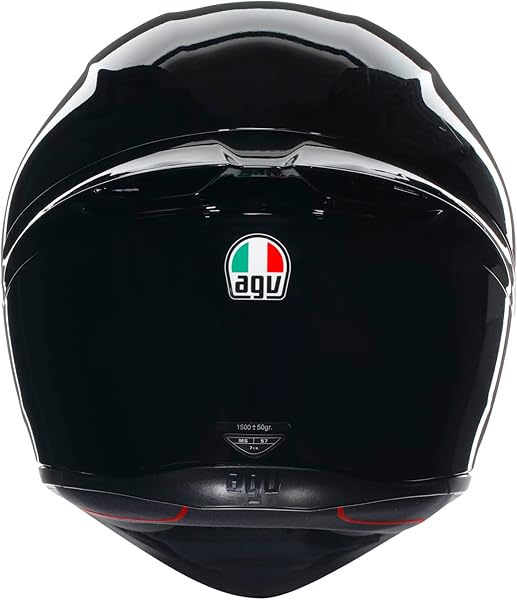 AGV - K1 S ECE 22-06, Casco Moto Integral Hombre ECE, con Aleron Aerodinámico, Ventilaciones y Visera Resistente a Arañazos, Campo de Visión de 190°, Intercomunicador Casco Moto - 5