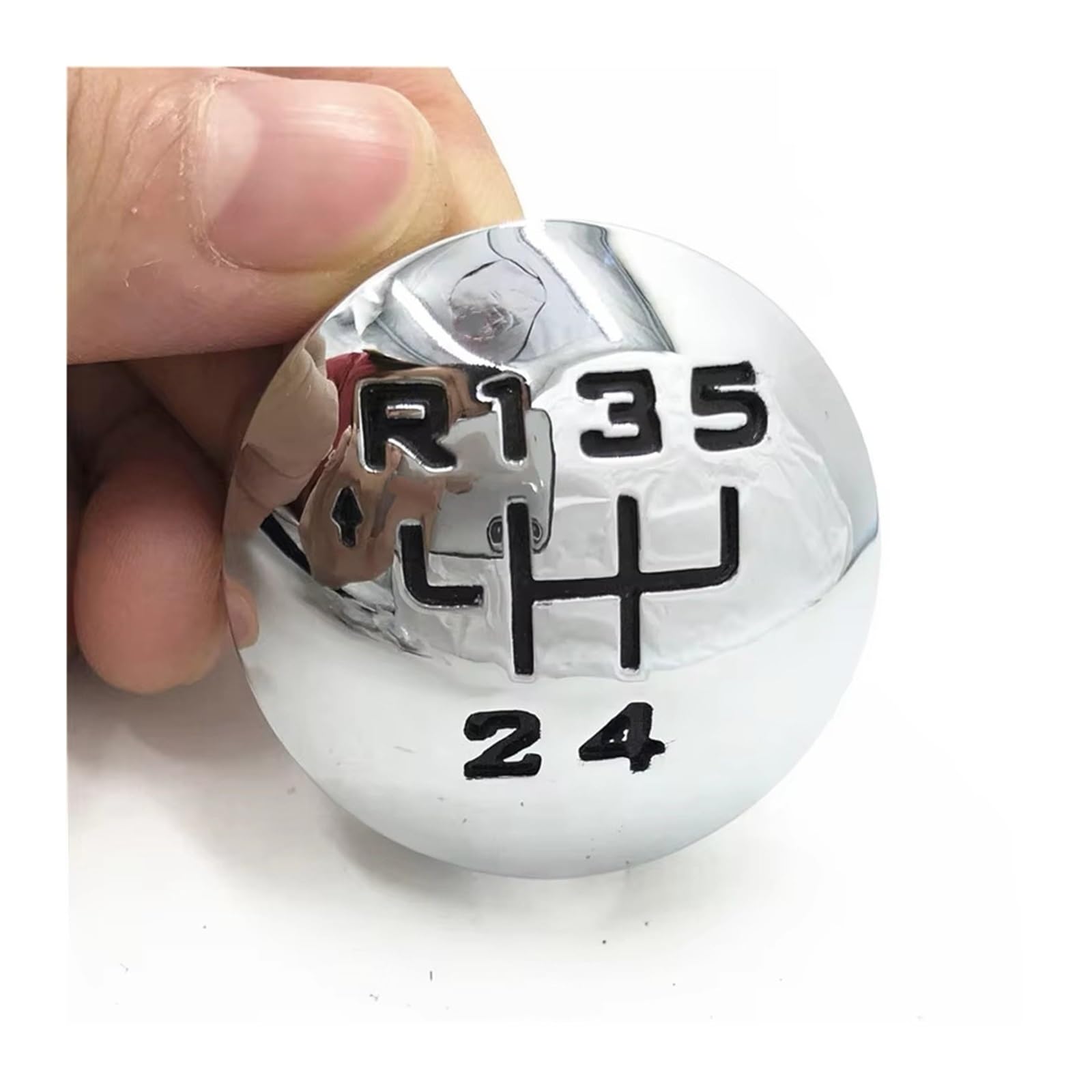 Ghqfrop 5 Speed Transmission Gear Shift Knob For Citroen C3 (A51) For C4 For For Picasso For C8 For Berlingo (B9) Gear Shift Knob Badge Cap Cover Car Gear Stick Knob(5 Speed)
