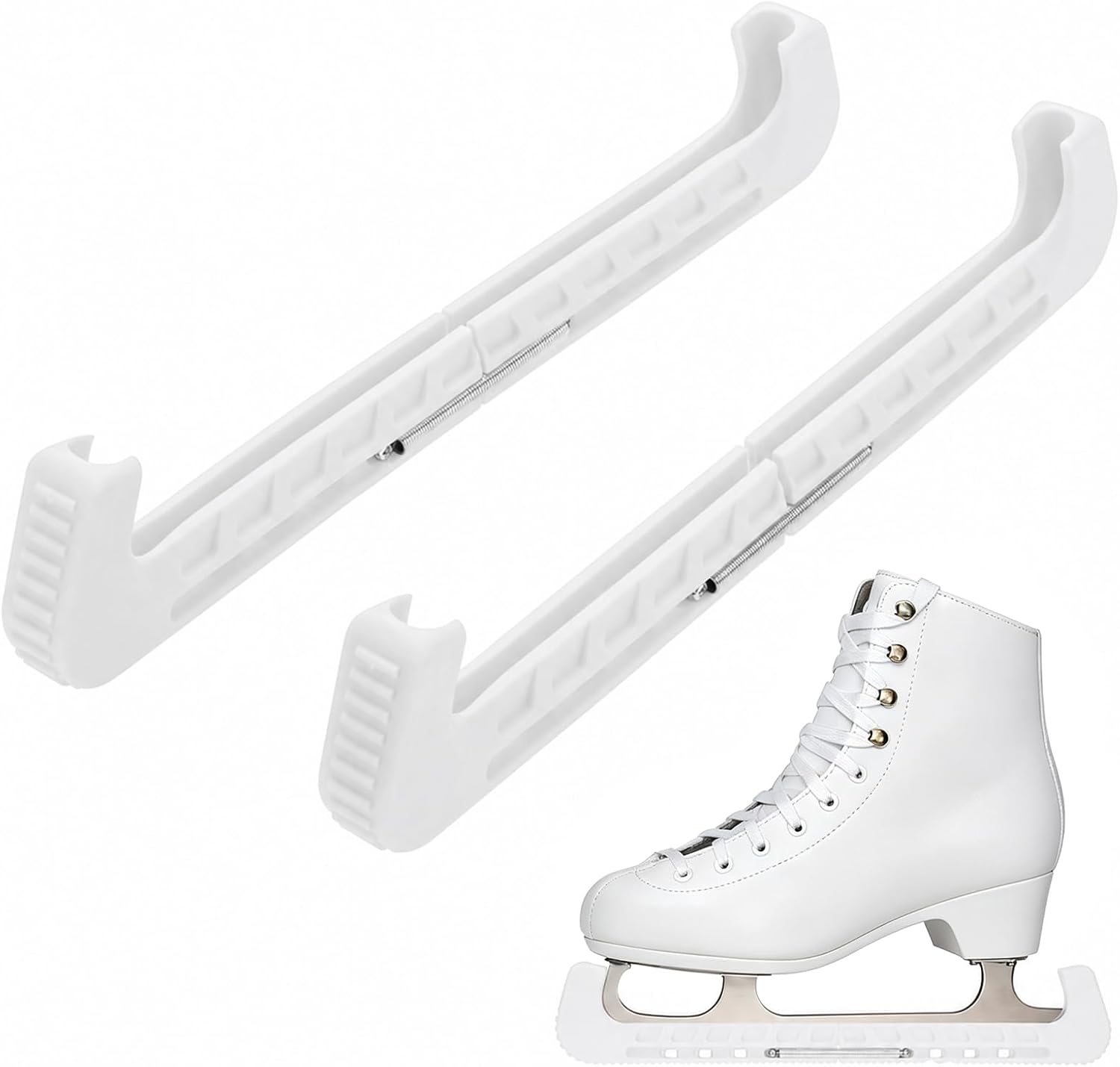 Skate Guards Adjustable Ice Skate Blade Covers Universal Hockey Shoe Blade Covers Figure Skate Protector Accessories Ice Skating Accessories