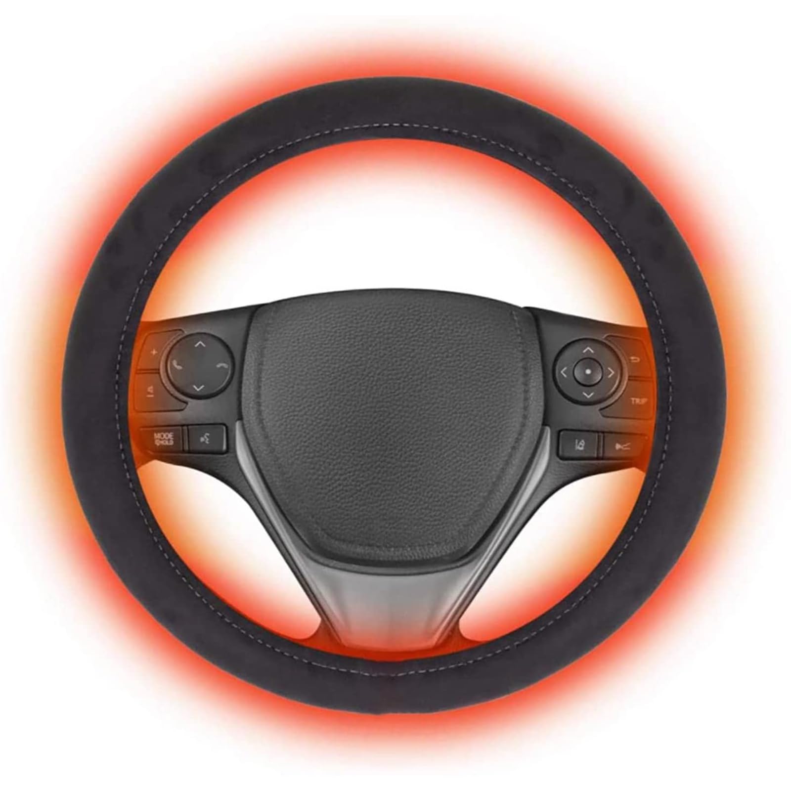 Housse chauffante élégante pour intérieur de voiture de 37 à 38 cm - 12 V - Housse chauffante pour l'hiver