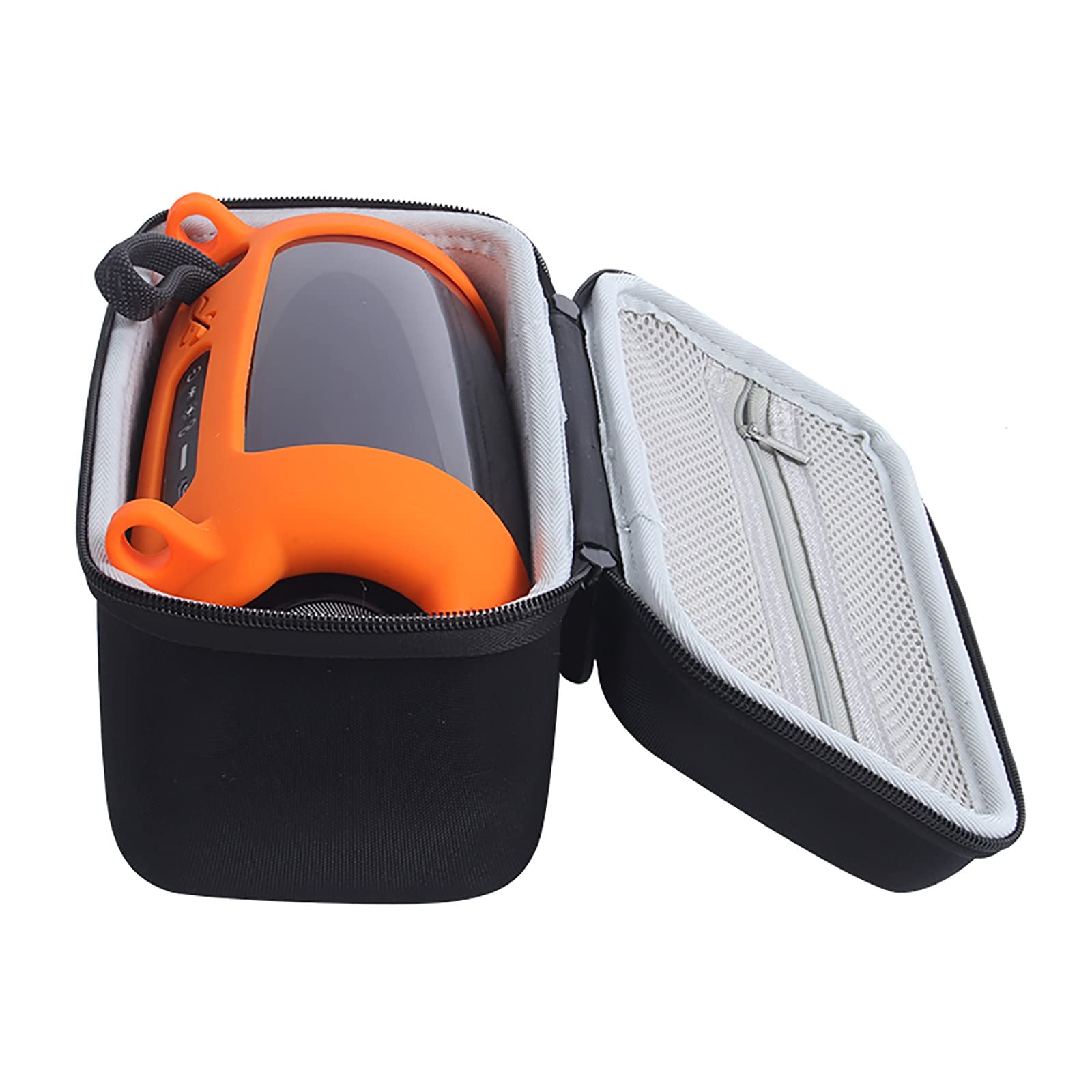 Scatola antigraffio in EVA + custodia in silicone Pulse5, custodia protettiva da viaggio con supporto quadrato