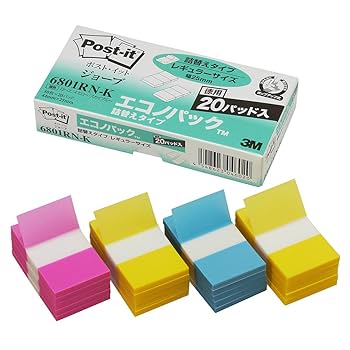 Amazon.co.jp: ポストイット フィルム 付箋 詰替用 見出し
