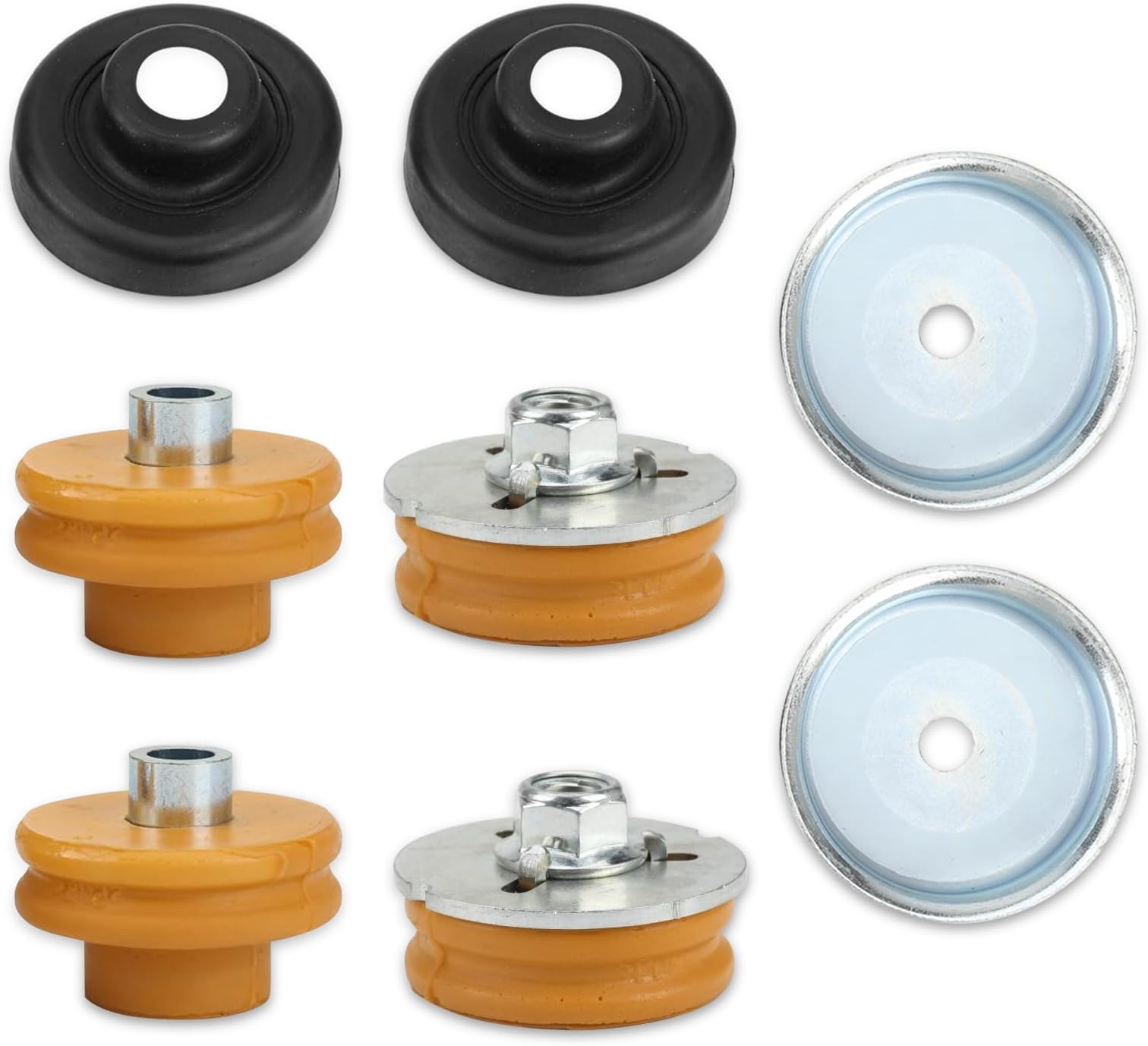 Rear Shock Absorber Suspension Top Strut Mount with Grommet Plate Replacement for BMW 1 3 Series X1 E81 E82 E84 E87 E88 E90 E91 E92 E93 33506771737