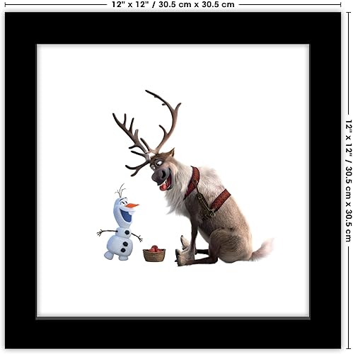 Miniatura 7 de Trends International Gallery Pops Disney Frozen II - Olaf and Sven Canvas Wall Art Wall Poster, 12.00" x 12.00", Stretched Canvas