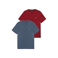 Polo Club Confezione da 2 Maglietta Uomo 100% Cotone - Estate Manica Corta