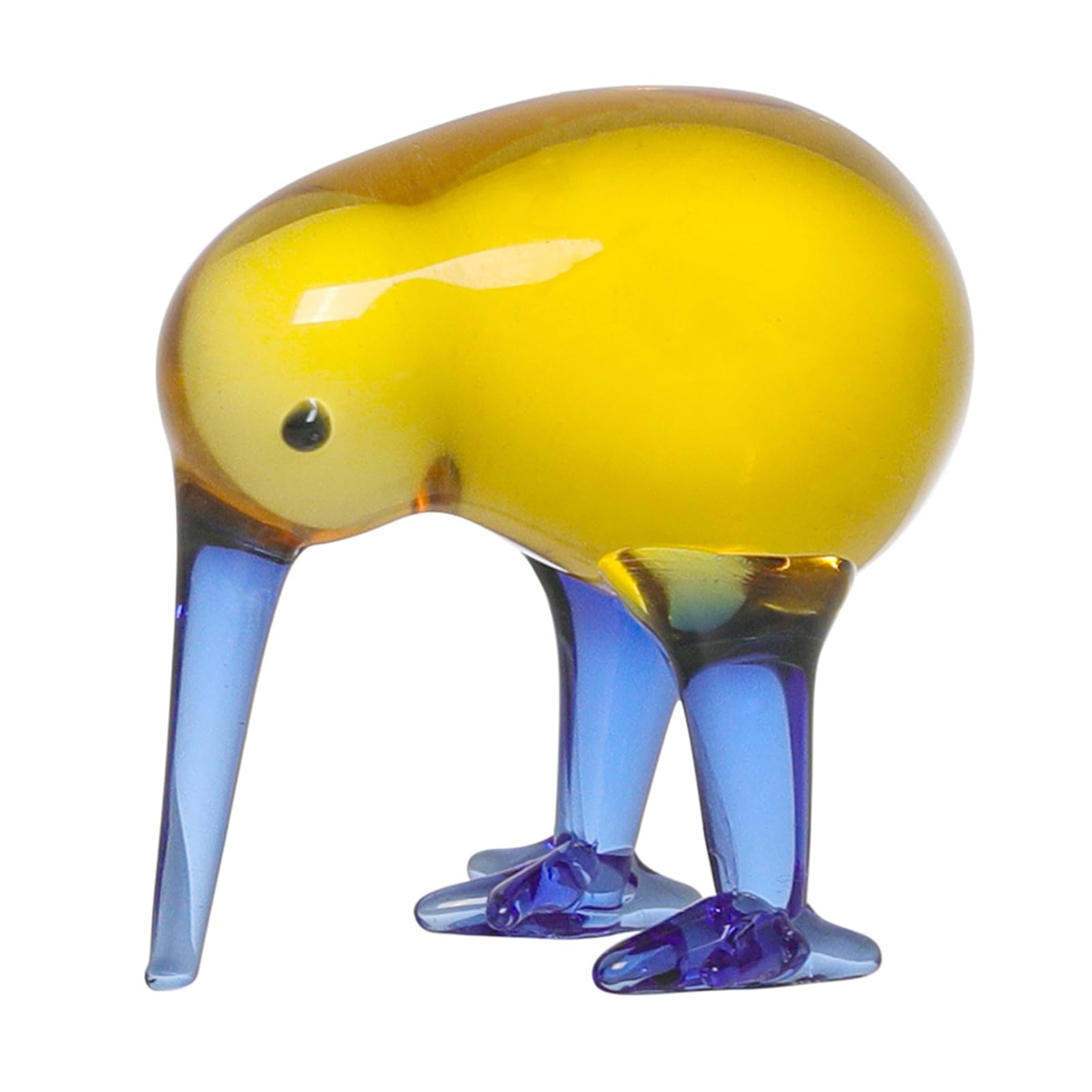 Msioytog Hand Blown Glass Bird Figurines Collectibles Handcraft Animal Sculptures for Home Wedding Tabletop Centerpieces Decors Hand Blown Glass Bird Figurines