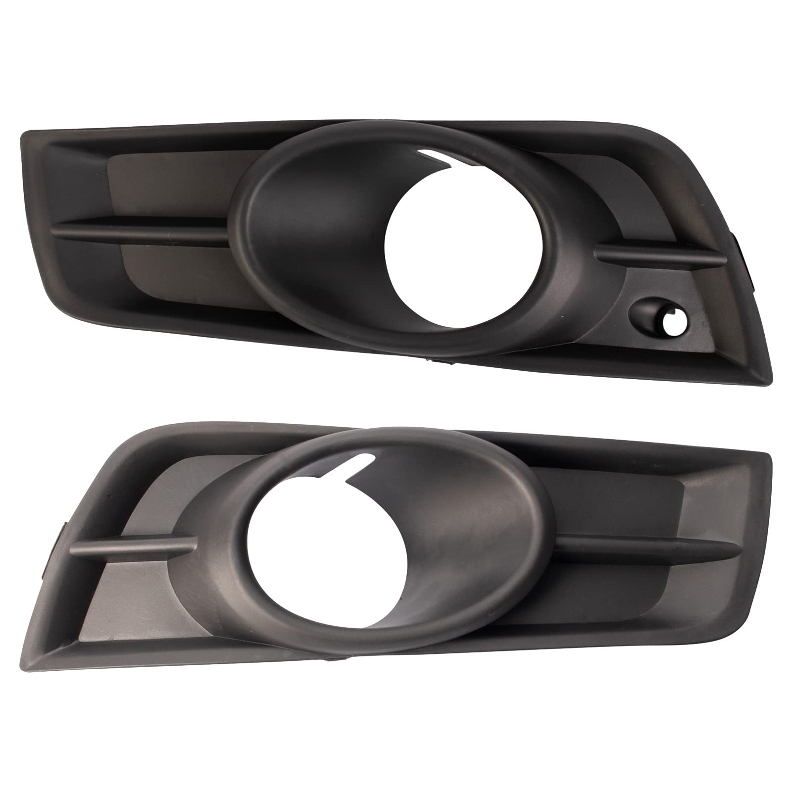 TRQ Front Driver & Passenger Side Fog Light Bezel Set Compatible with 2011-2015 Chevrolet Cruze 2016 Cruze Limited GM1038133 GM1039133