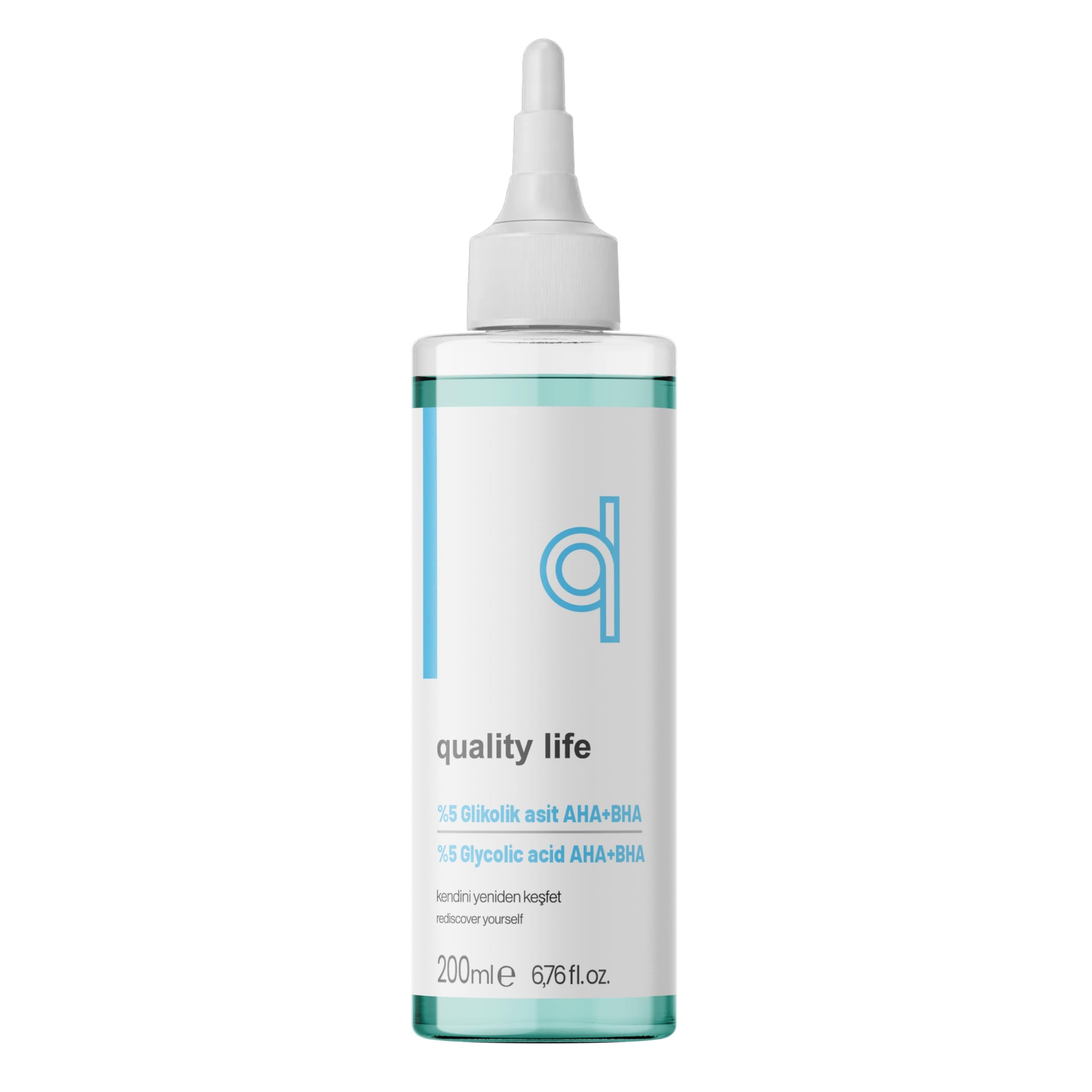 Quality Life%5 Glikolik Asit Tonik 200 Ml- Aha Bha Tonik - Gözenek Sıkılaştırıcı Canlandırıcı