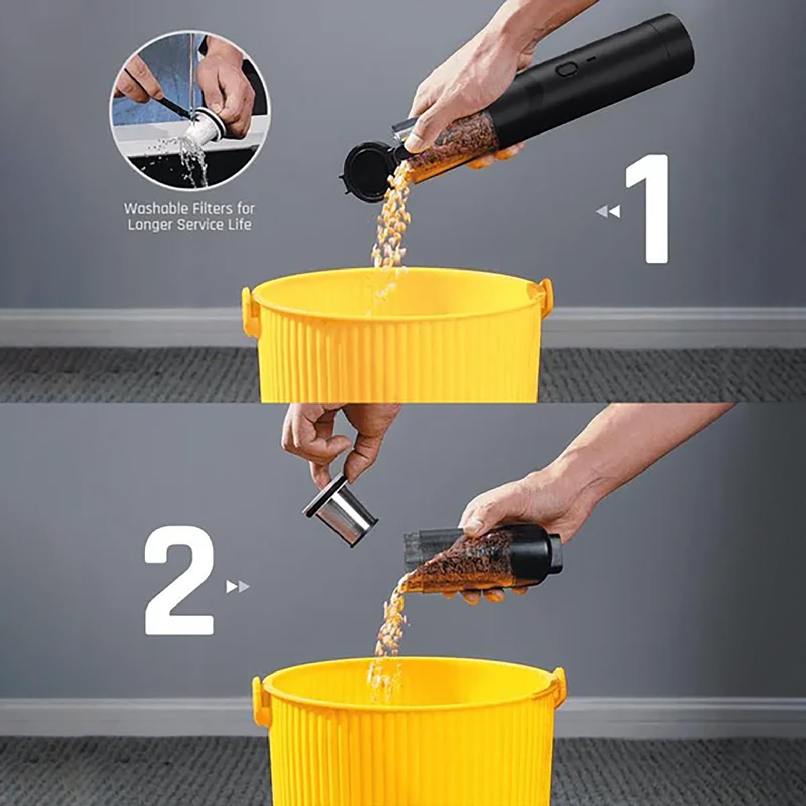 Amazon.com: Cordless Car Vacuum, Mini Portable Car Cleaner