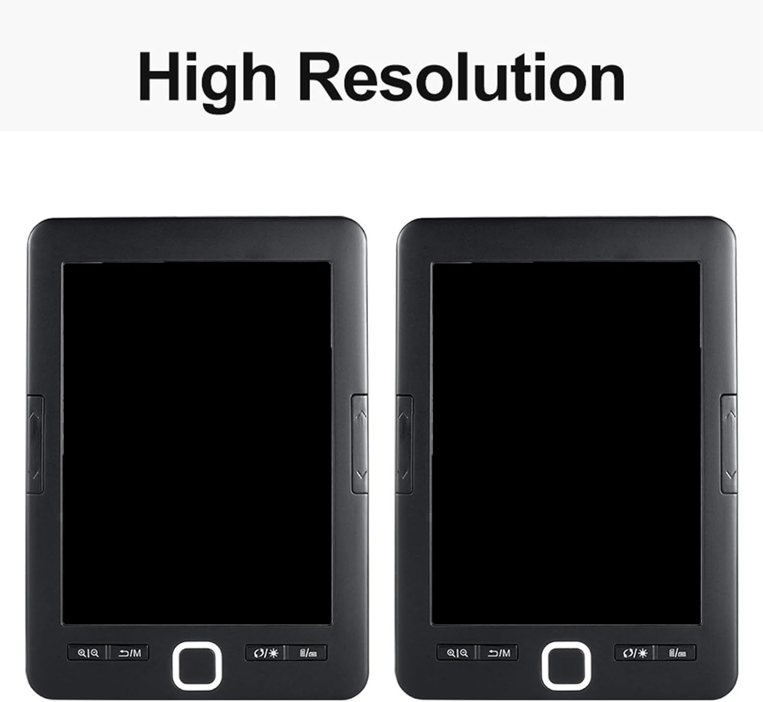 Compact Inks Digital Reader with Front Light for Eye Care Lightweight Portable Design Night Reading