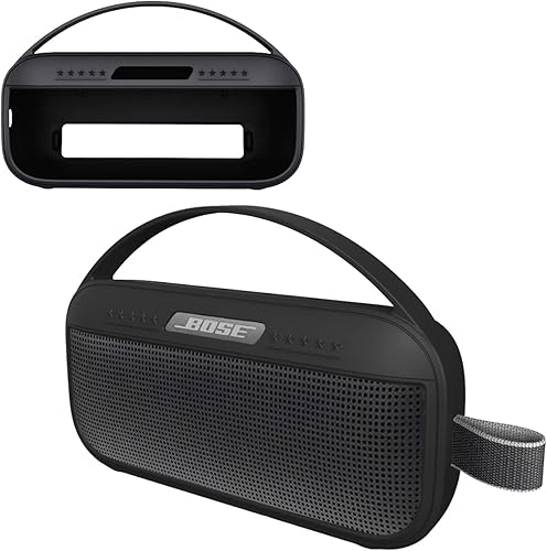 Miniatura 8 de JCHPINE Funda de silicona para altavoz portátil Bose SoundLink Flex Bluetooth portátil, funda protectora para accesorios de altavoces Bose SoundLink