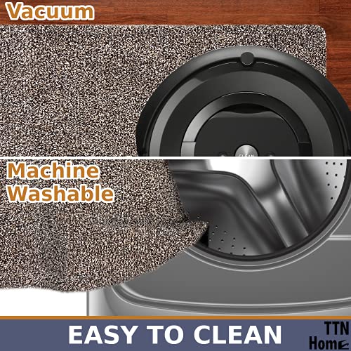 Ttn Home Microfiber Floor Mat, Front Door Mat 24" X 36", Non Slip Washable Entryway Rug Indoor , Absorbent Entry Way Shoe Mat, Indoor Entrance, Muddy Mats For Dogs Doormat #TOP4