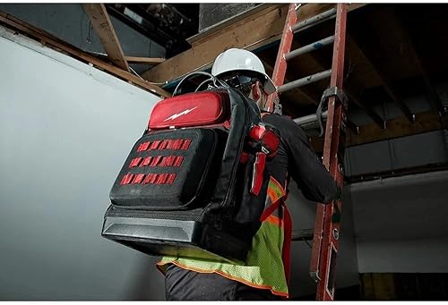 Miniatura 3 de 48-22-8201 Bolsas de herramientas para Milwaukee 48-Pocket Hard Molded Ultimate Jobsite Backpack wImpact Resistant Base