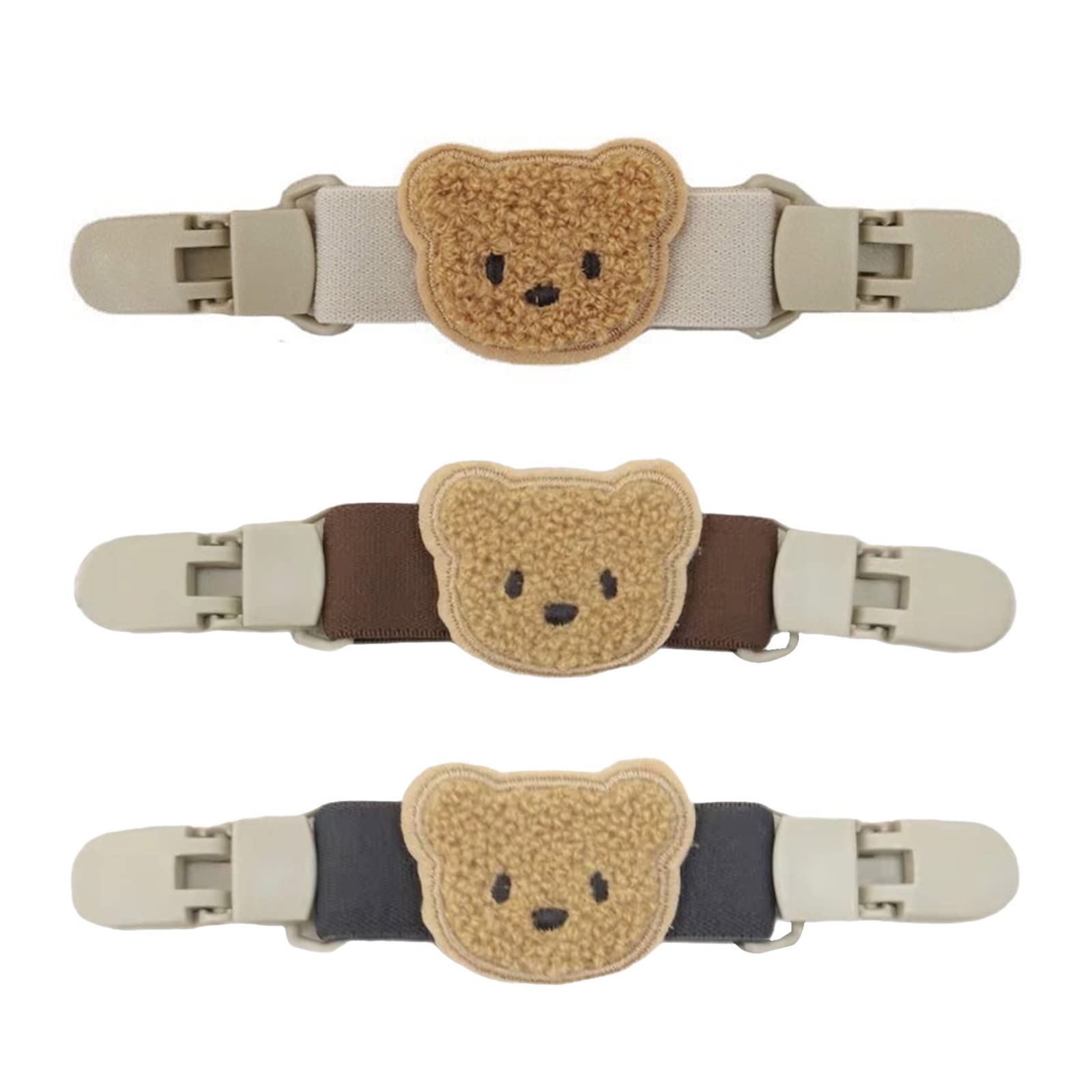 ljhnba Lightweight Korea Style Cute Bear Baby Suspender Skirt Strap Clip Anti-drop Strap Clip Baby Clothing Shoulder Sling