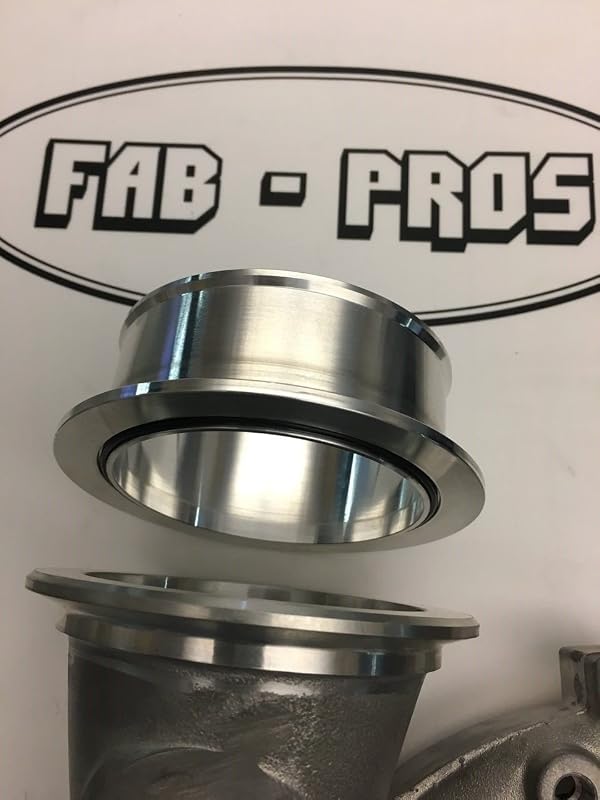 Abraçadeira de flange V-band do compressor de turbocompressor Borg Warner S400 S400SX-E S500SX S500SX-E – 1 unidade