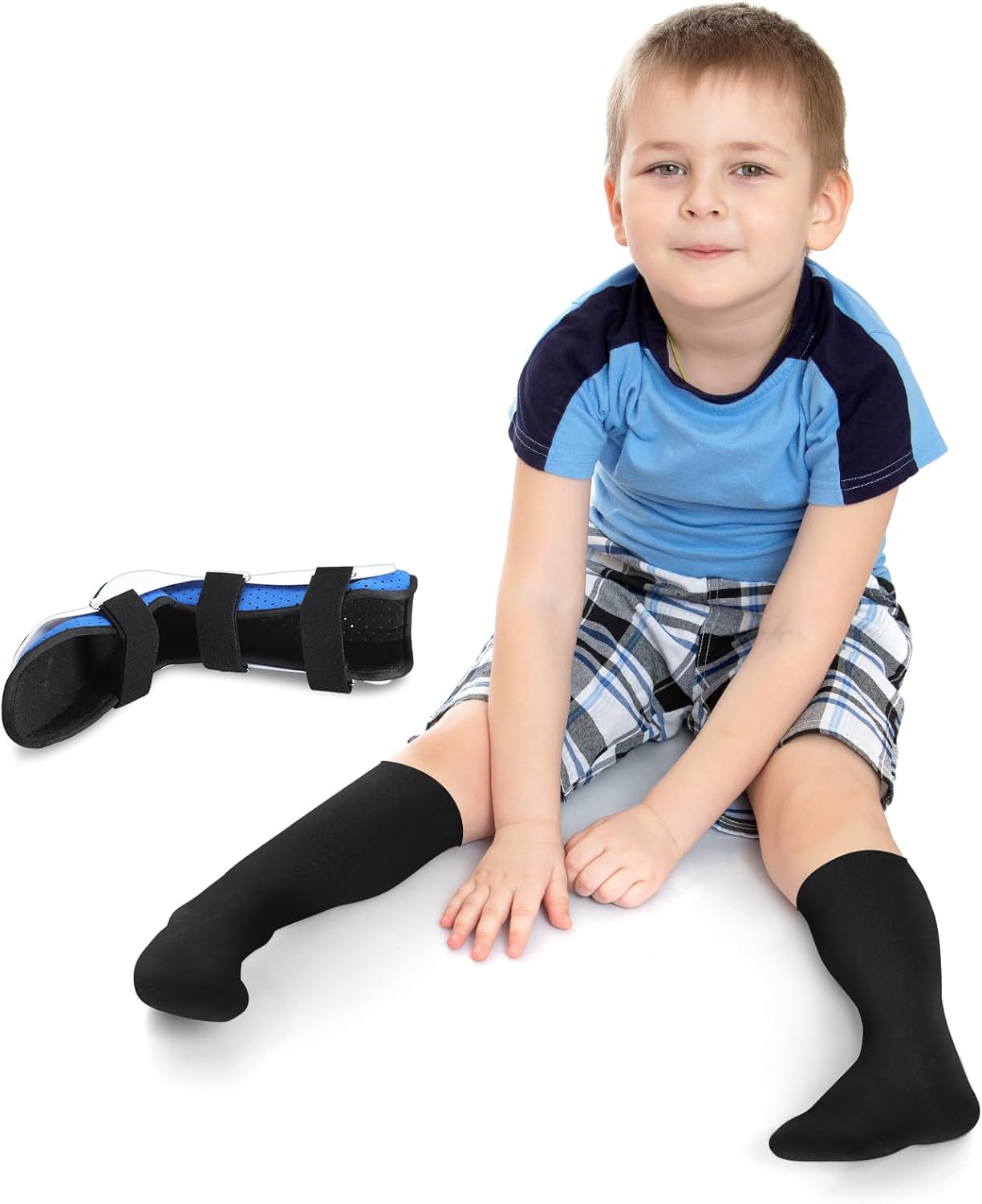 Shinymoon 6 Pair Seamless Afo Interface Socks Sensory Seamless Interface Cotton Non Binding Socks - Image 7