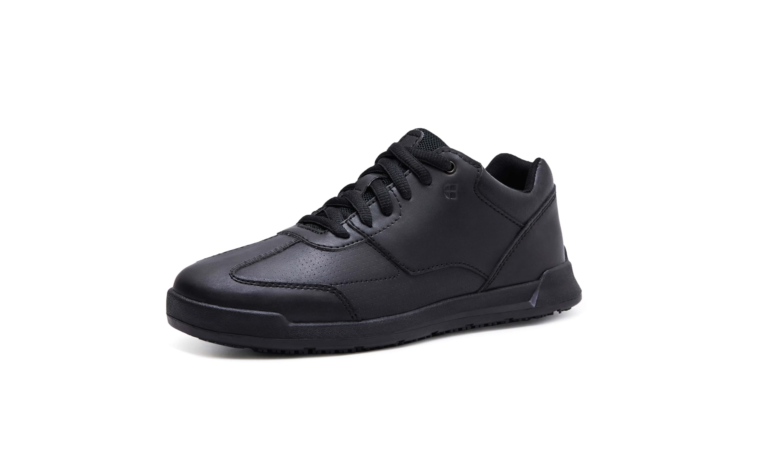 Shoes for Crews Scarpe da Ginnastica da Donna Antiscivolo, comode, idrorepellenti, Antiscivolo, con Solette Rimovibili, Ideali per ristoranti, cucine di Catering, Chef, Cameriere, Liberty, Nero Eco