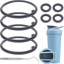 Shaker Bottle Gasket Replacement for BlenderBottle Strada Shaker Cup Stainless Steel Water Bottle,Wire Whisk Bottle Gasket,Compatible with Blender Bottle Strada Protein Shaker Bottle Flip lid