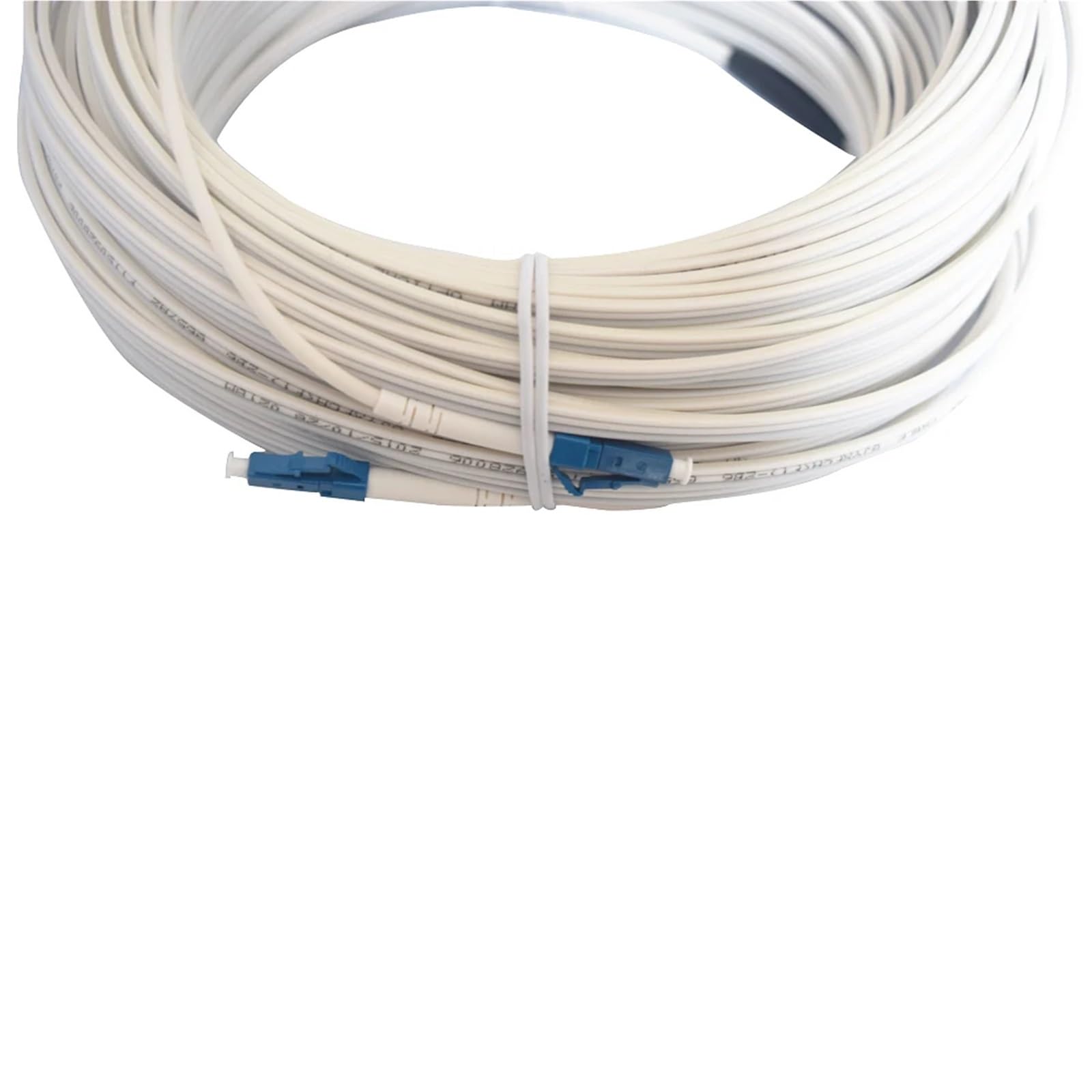 Cable de fibra óptica for exteriores, latiguillo, color blanco, SM, SX, PVC, 10 m, 15 m, 20 m, 30 m, 50 m, 70 m, LC-LC, LC/UPC, UPC(30m)