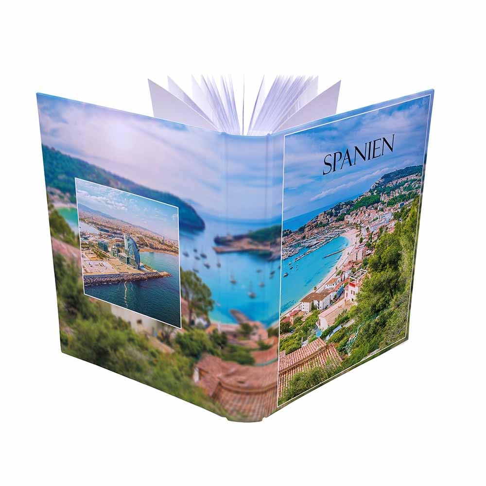 Urlaubsfotoalbum: Spanien, Fototasche für Fotos, Taschen-Fotohalter für lose Blätter, Urlaub Spanien, Handgemachte Fotoalbum (10x15 | für 300 Fotos)