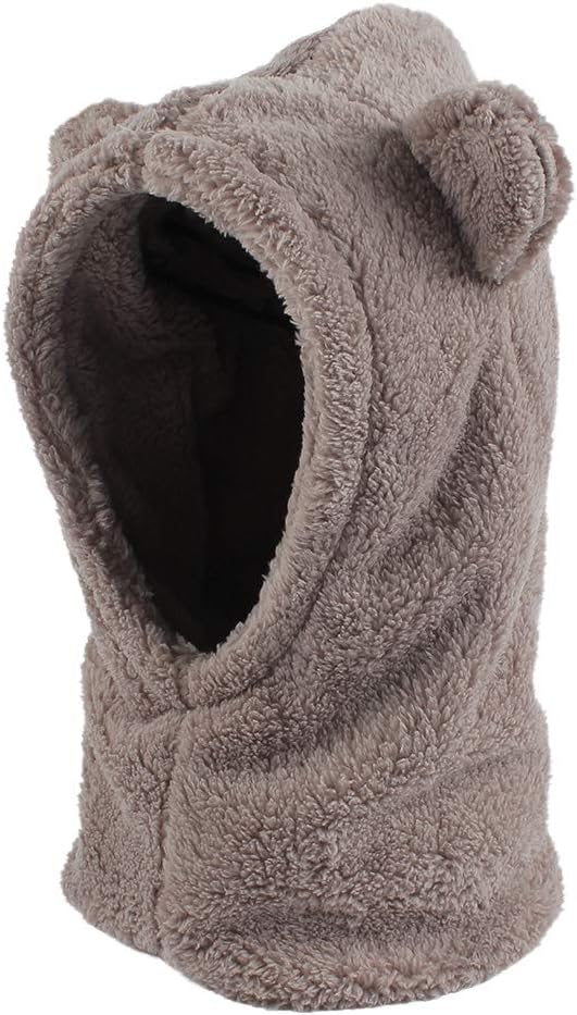 Bonnet Bebe Fille D'hiver Avec Cache-Oreilles, Bonnet Écharpe