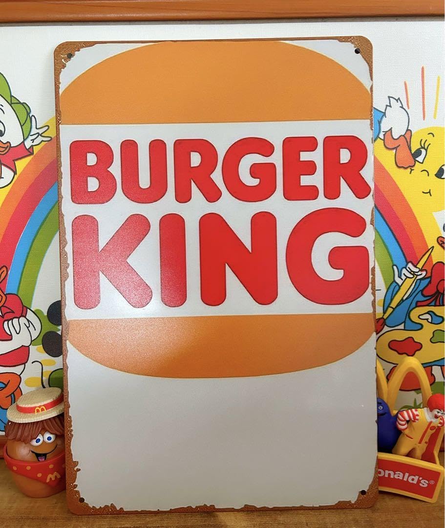 バーガーキング 看板 楽天市場】【BURGER KING】 Vintage Sign バーガーキング 大型