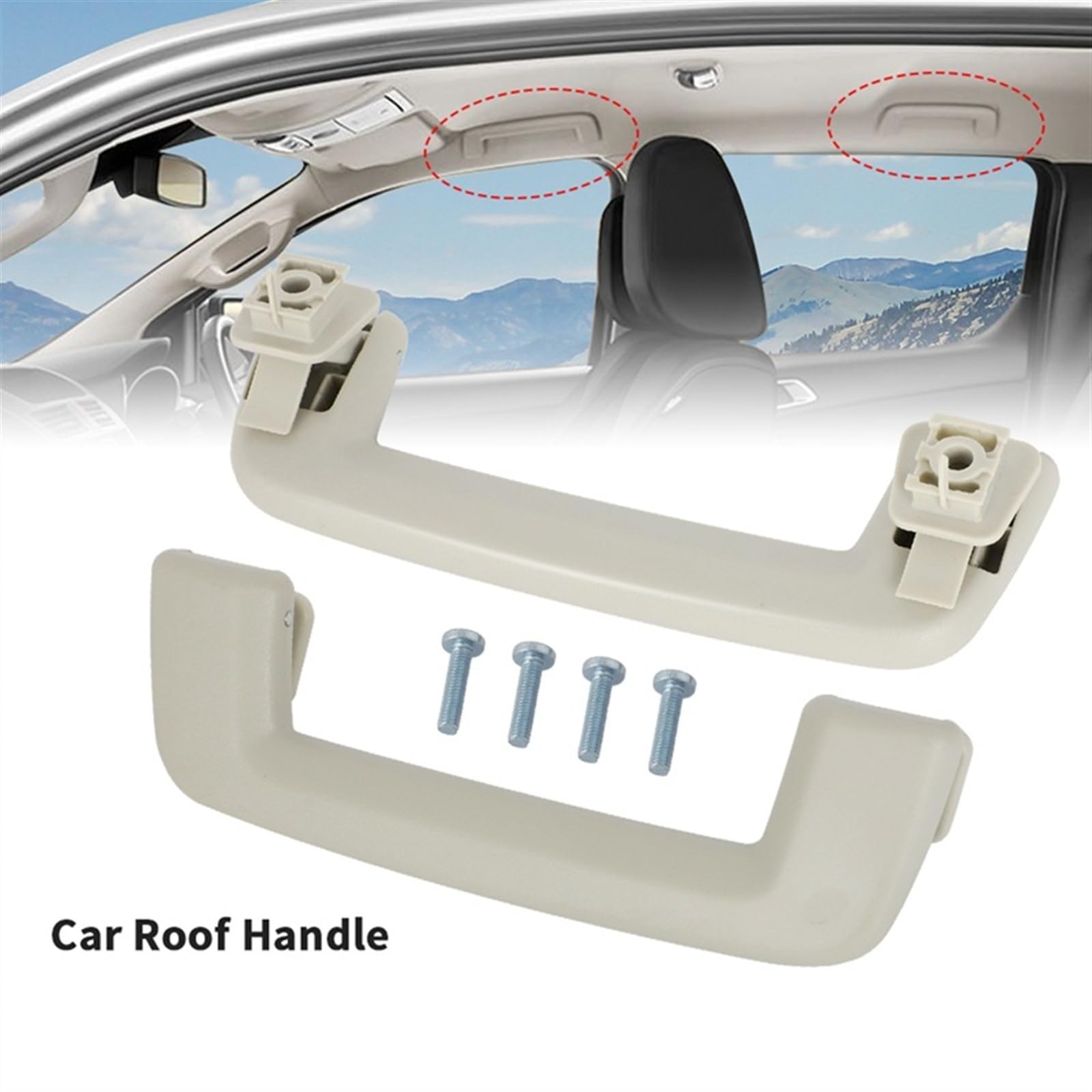 KIMISS Poignée De Traction De Toit De Voiture CJ5Z-7831406-AA