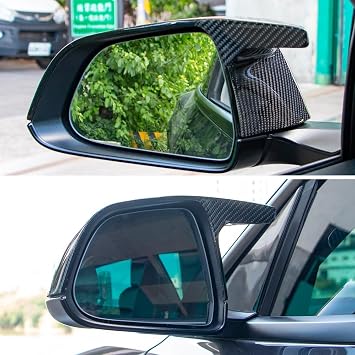 Real Carbon Fiber Mirror Caps for 2017-2026 Tesla Model 3 All Trims