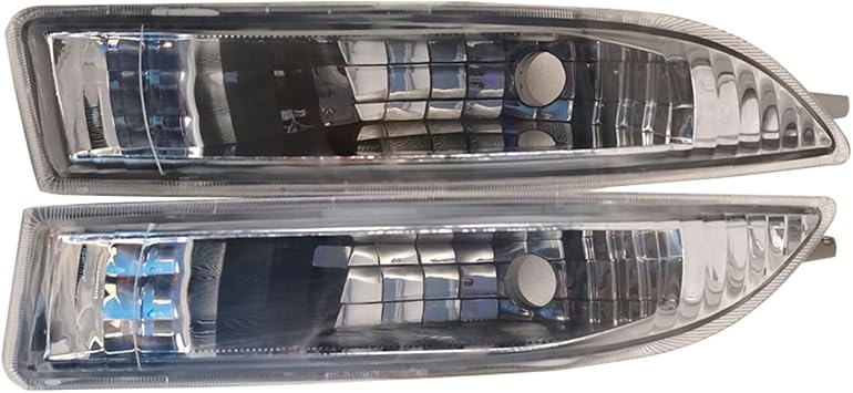 Front Bumper Fog Lamp Bar Light Compatible With Toyota Compatible With Corolla E120 81211-12150 81221-12160 2001 2002 Left And Right Crystal