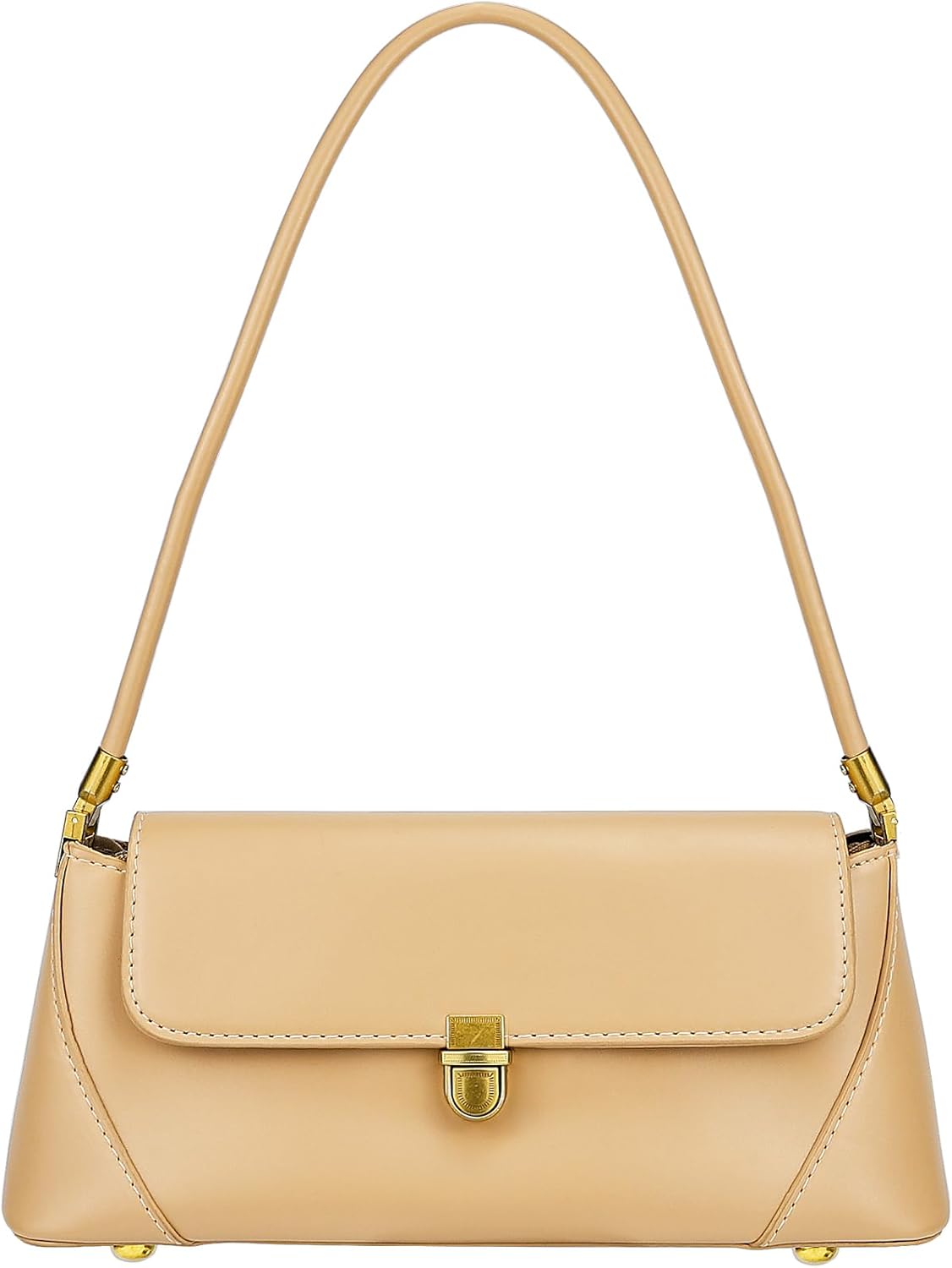 Vintage Shoulder Bags Small Purses for Women Brown Pu Leather Handbags Mini y2k Bag Shoulder Purse With Zipper