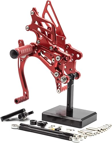 Miniatura 2 de FXCNC CNC CBR 600RR Billet - Juego de clavijas traseras para motocicleta, reposapiés trasero totalmente ajustables, compatibles con CBR600RR 2007