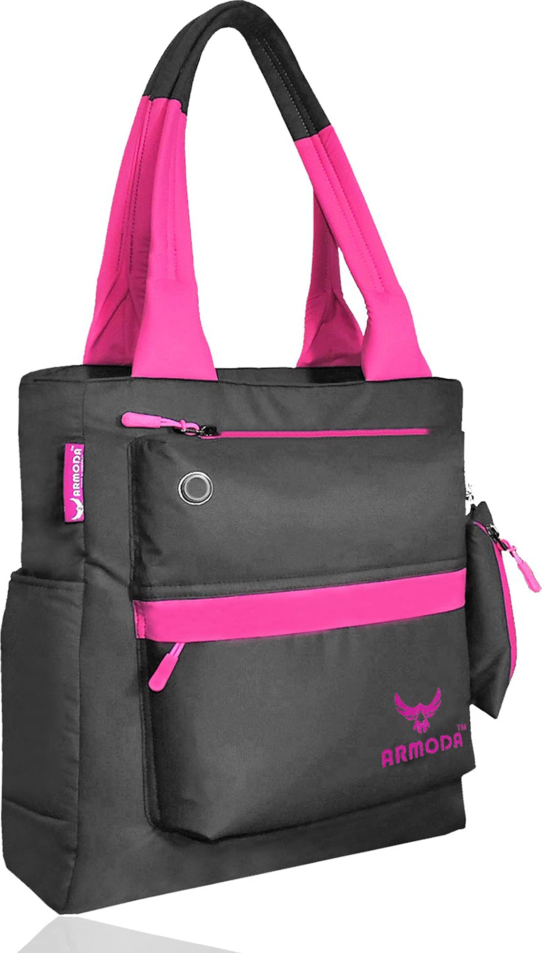 ARMODA Women SHOULDER BAG WITH POUCH (Grey & Pink) (B09G3FTDLB) Amazon Price History, Amazon Price Tracker