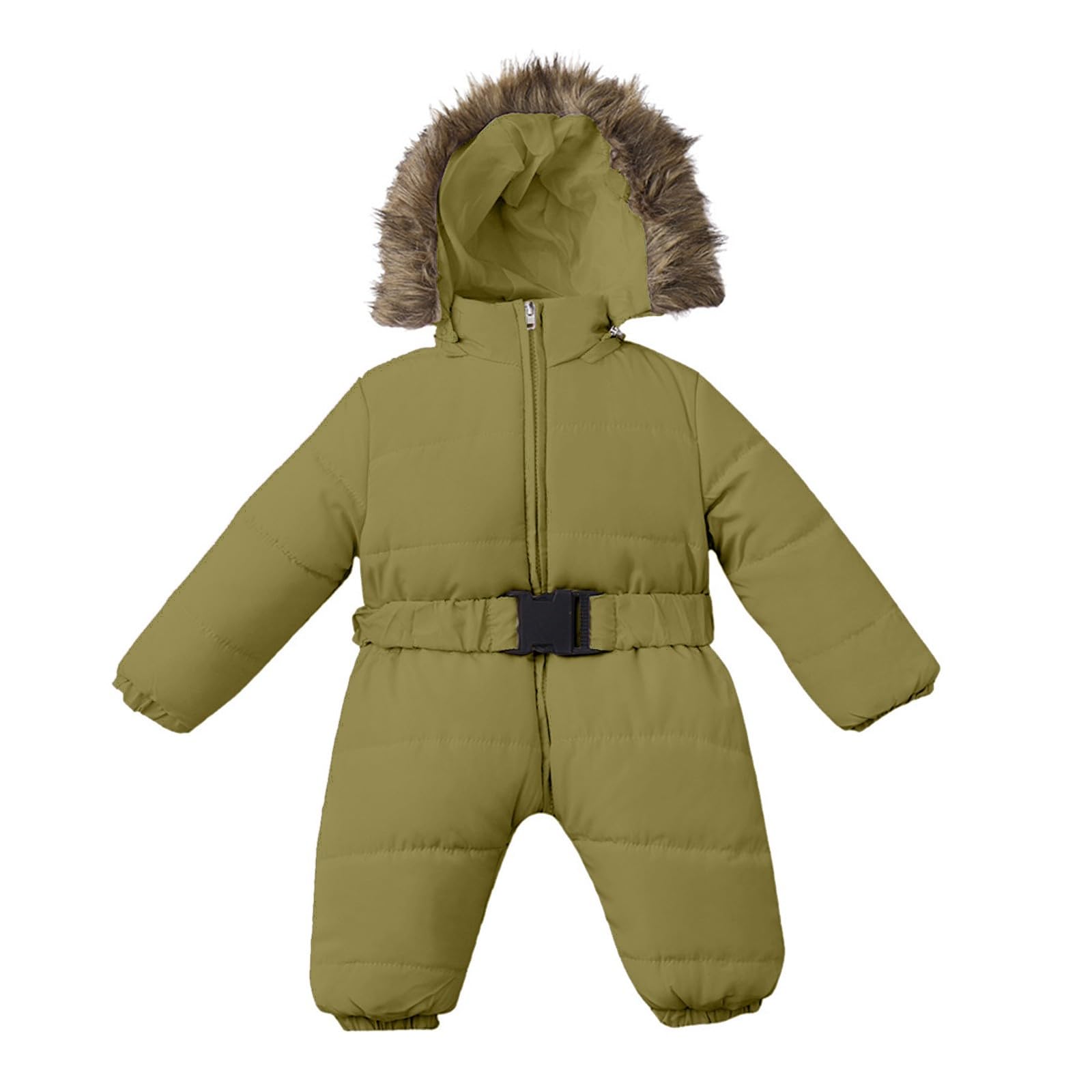 Tuta Neonato Bambino Tuta Neve Calda con Cappuccio Piumino Pagliaccetto Imbottito Giacca Neve Abbigliamento Esterno Invernale Autunno Bambina Comodo