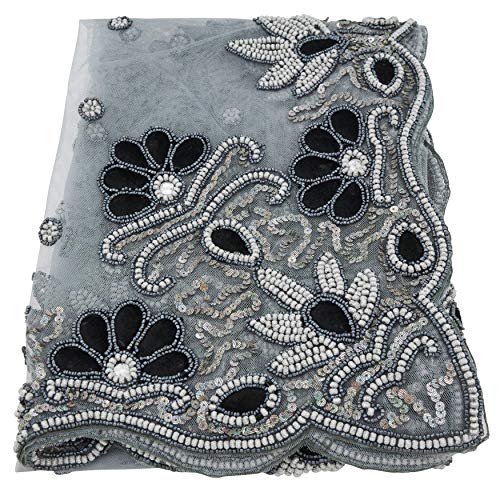 Saro Lifestyle 5283.BU40S Irena Collection Hand Beaded Tablecloth thumb #5