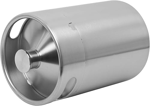 Miniatura 6 de LuckyHigh Barril de cerveza de 128 onzas 304 Barril de cerveza de barril de cerveza de barril de cerveza portátil de barril de cerveza de barril de