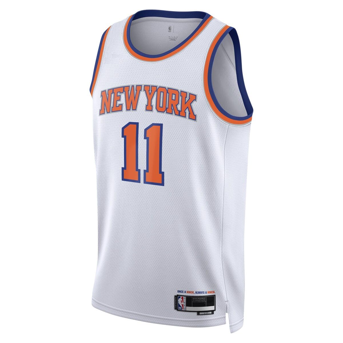 Jalen Brunson New York Knicks NBA Kids Youth 8-20 Association Edition - Camiseta blanca Swingman