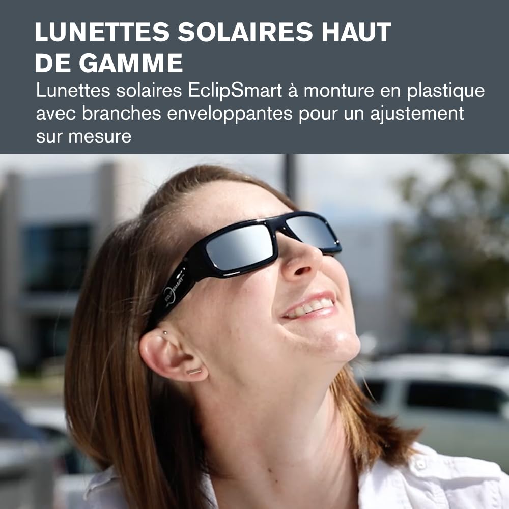 Celestron EclipSmart 3 pièces Kit d'observation et d'imagerie de l'éclipse Solaire. Lunettes solaires, Filtre pour Appareil Photo et Livre sur l'éclipse Solaire