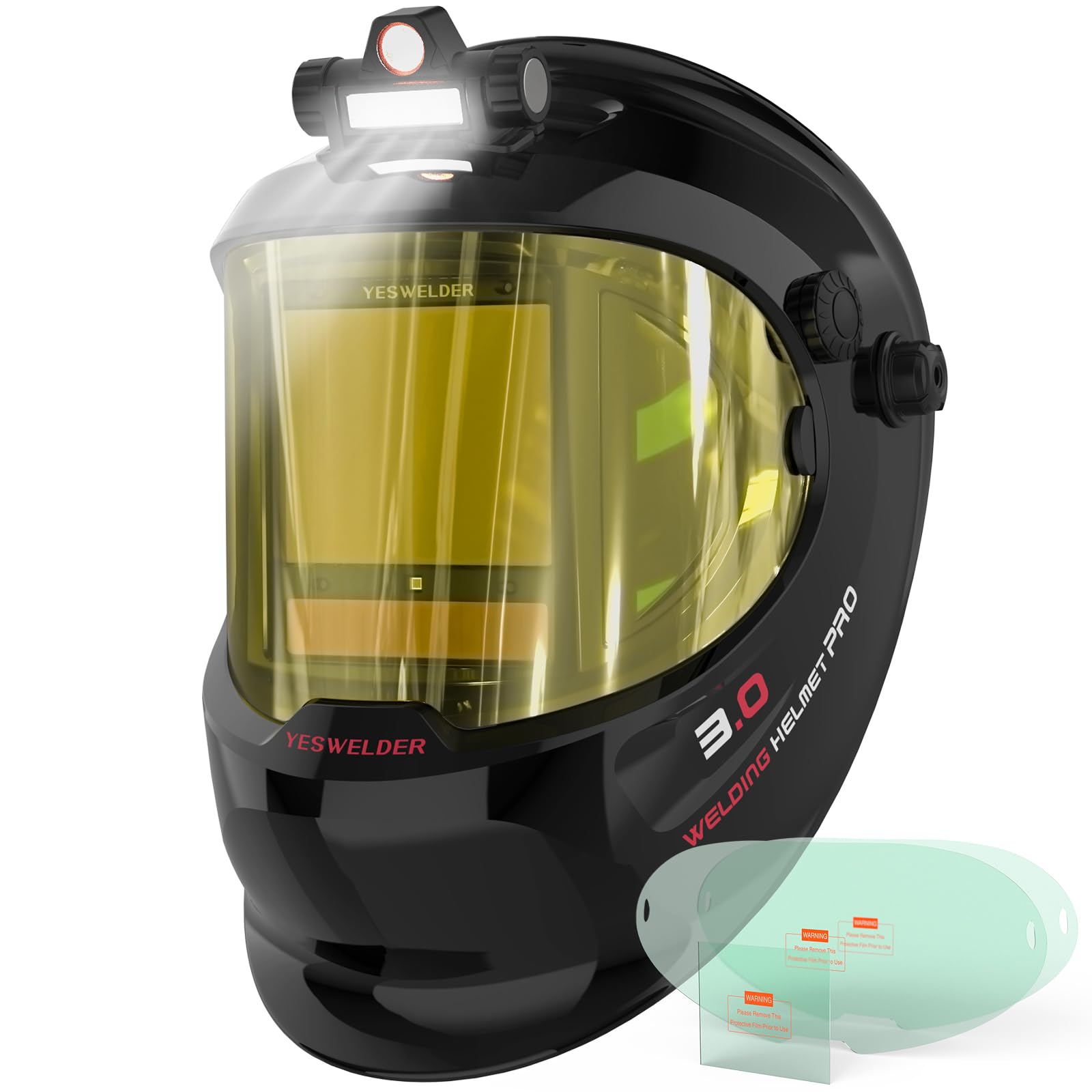 YESWELDER Intelligent Auto-Shade Auto Darkening Welding Helmet