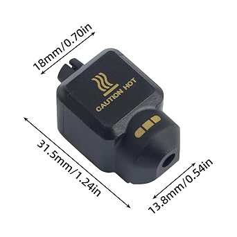 FYSETC Replacement Part for Bambulab P2S Hotend: 5Pcs Silicone Sock Protect Heater Block Clean and Maintain Temperature for 3D Printer Lab P2S Extruder Hot End