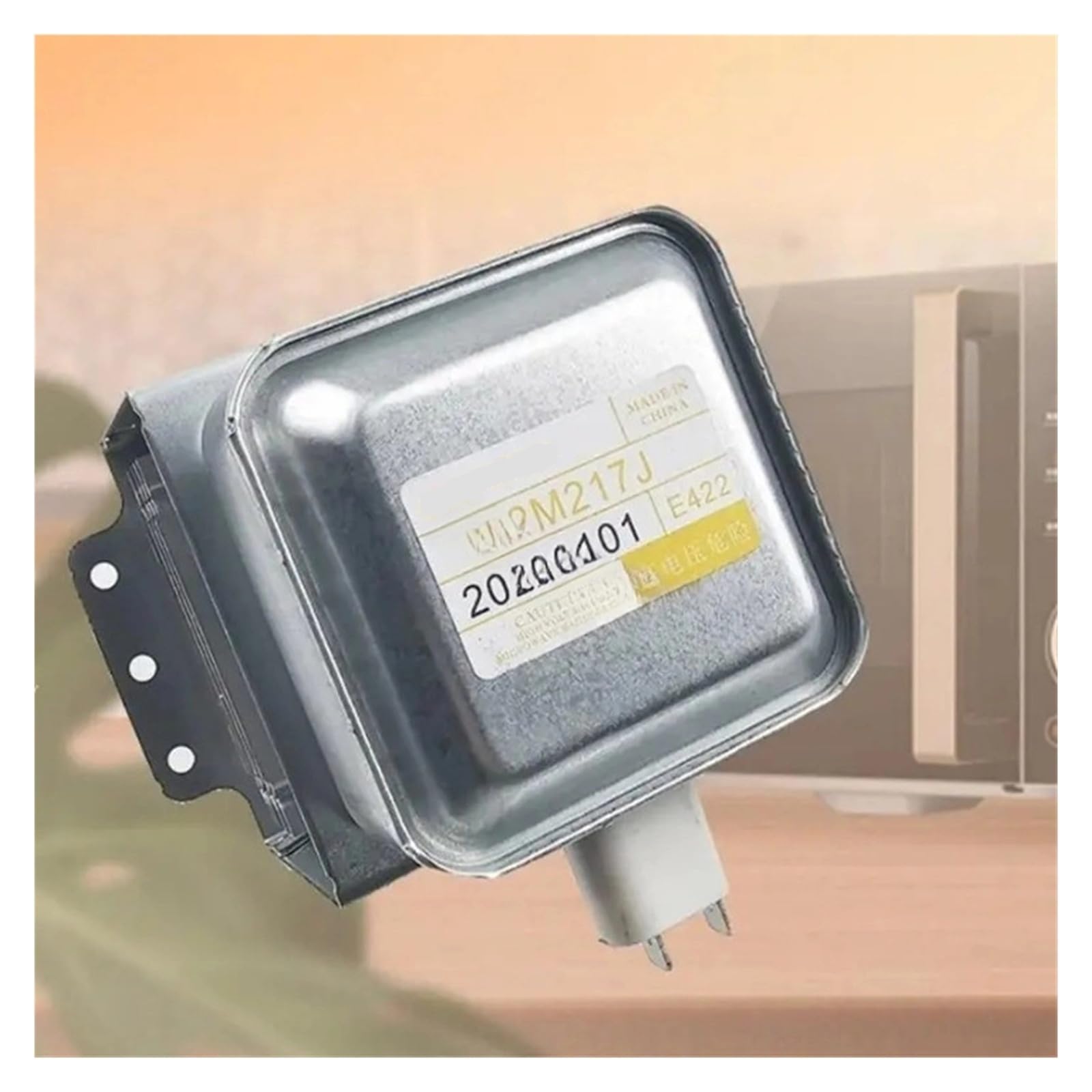 Pieza De Repuesto for Magnetrón De Microondas, Compatible con 517C, Magnetrón De Microondas 2M217J, Emisor con Textura Metálica for Cocina