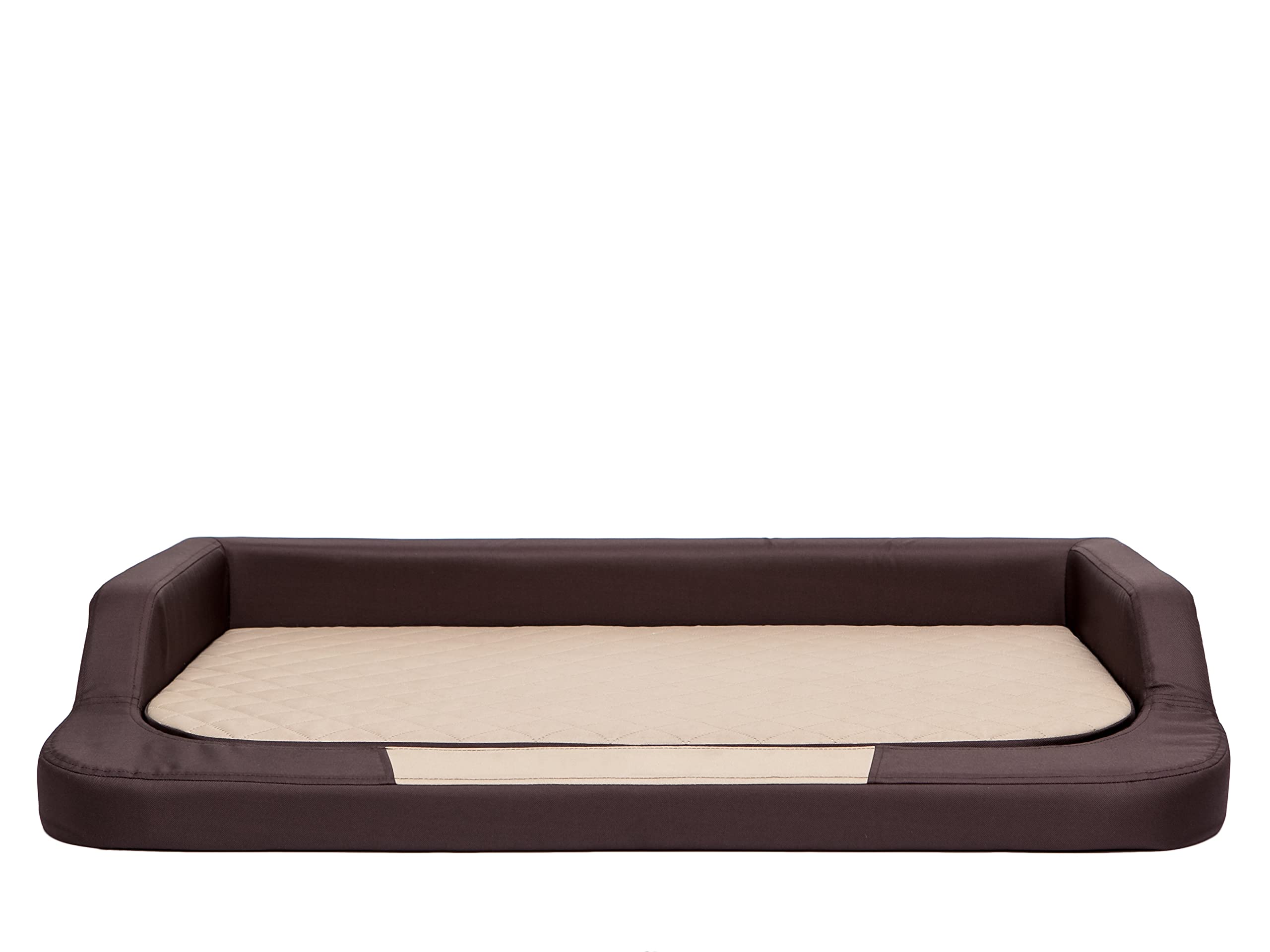 PillowPrim Hundebett Bett Hundeschlafplatz Ruheplatz Sofa Hundesofa Hundezubehör Hundekissen Hundematratze Hundeplatz Hundekorb Doggybed Hundehütte 75 x 50 cm