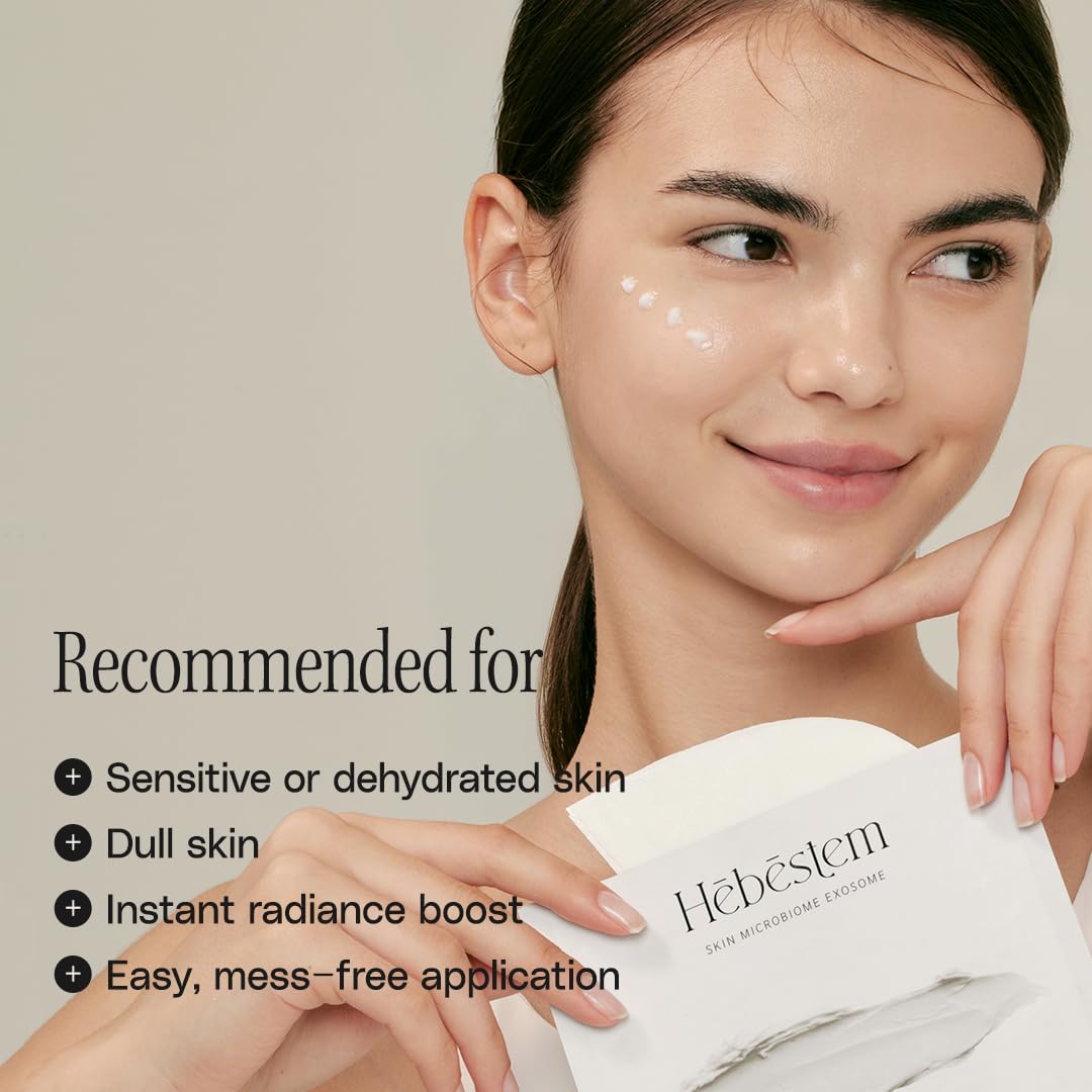 Cream Wrapping Sheet Mask with Probiotic Exosome, Hydrating Face Mask, Non-Sticky Sheet, Elasticity, Moisturizing, Self Care Gifts for Women, Korean Skin Care | 0.59 oz x 5 Sheets