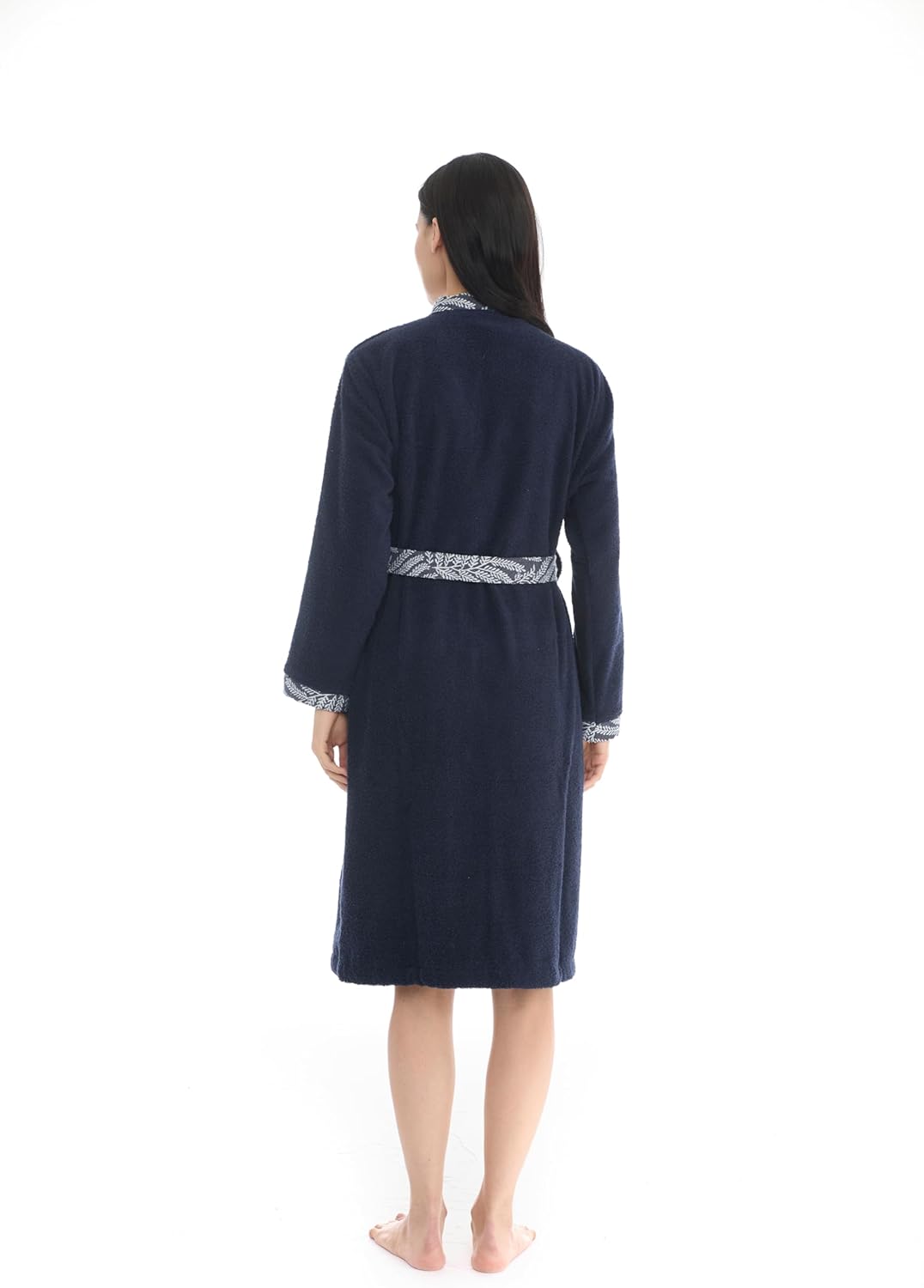 Robes for Women, 100% Turkish Cotton Womens Robe, Luxury, Terry Cloth Long Spa Bathrobe