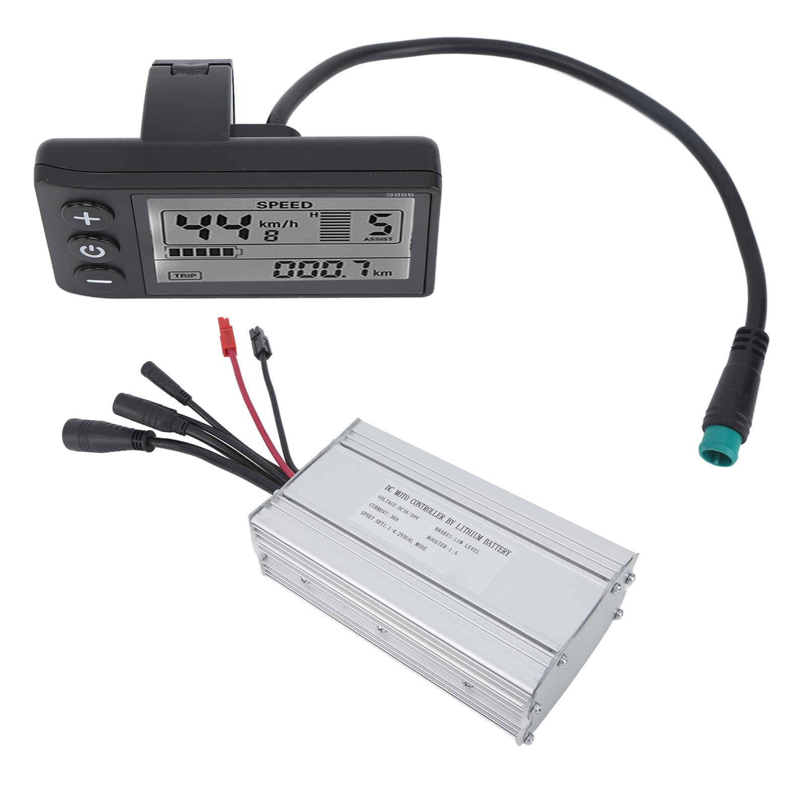 Zestaw kontrolera konwersji litowej rowerowej Sunicon, z 30A kontrolerem rowerowego S866 Panelu wyświetlacza Zestaw sterowania DIY