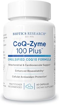 BIOTICS RESEARCH Coq-Zyme 100 Plus CoQ10 100mg, Vitamin B Complex 90 Caps